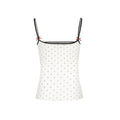 Sausage dog polka dot camisole vest for women