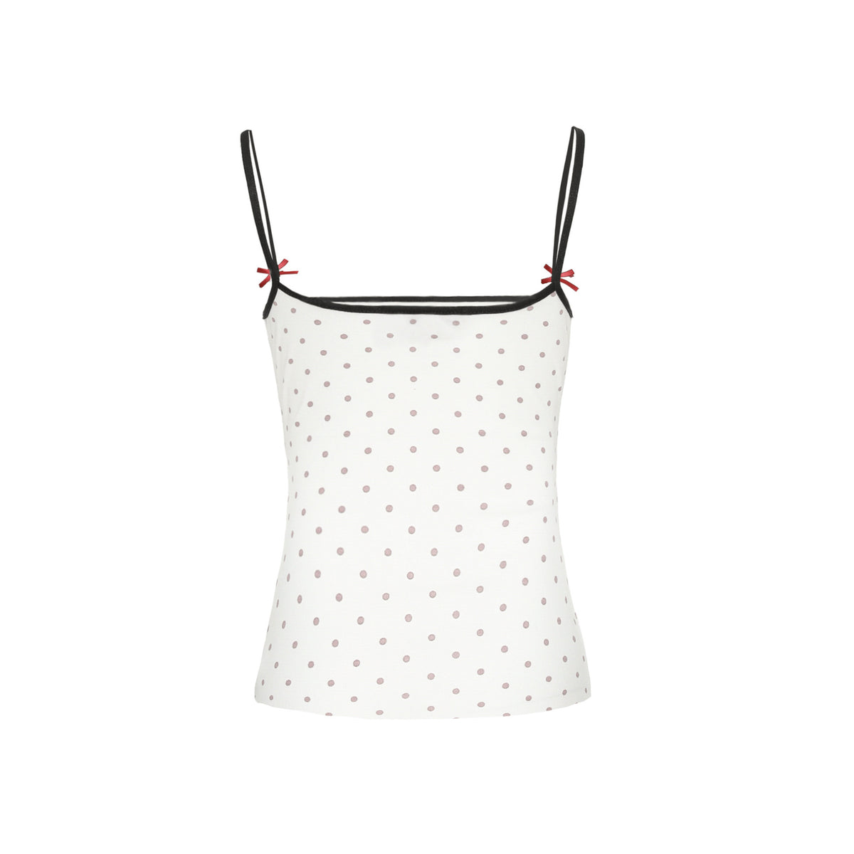 Sausage dog polka dot camisole vest for women