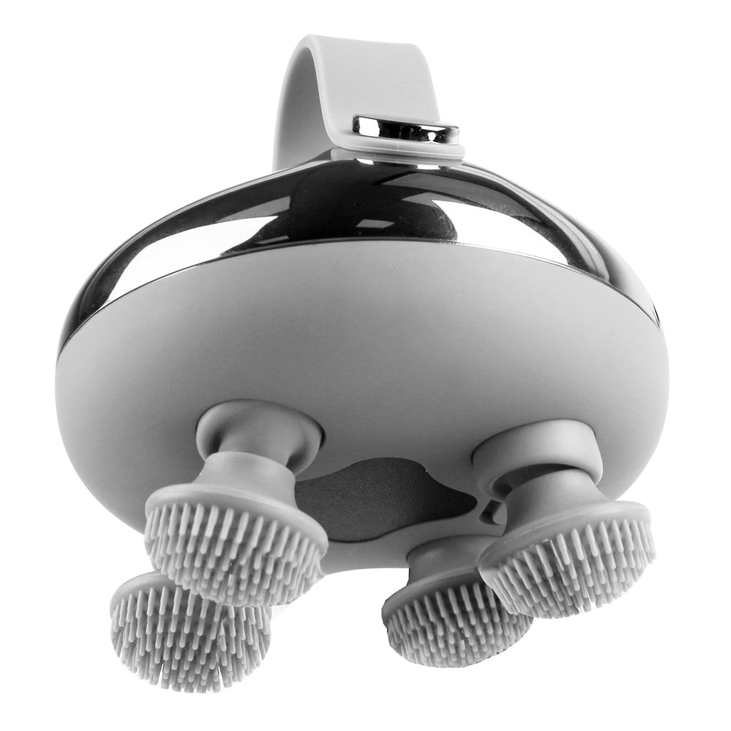 Electric Scalp Massager. Rechargeable Head Mssager IPX7 Waterproof with Red Light 3 Modes 3 Types of Massage