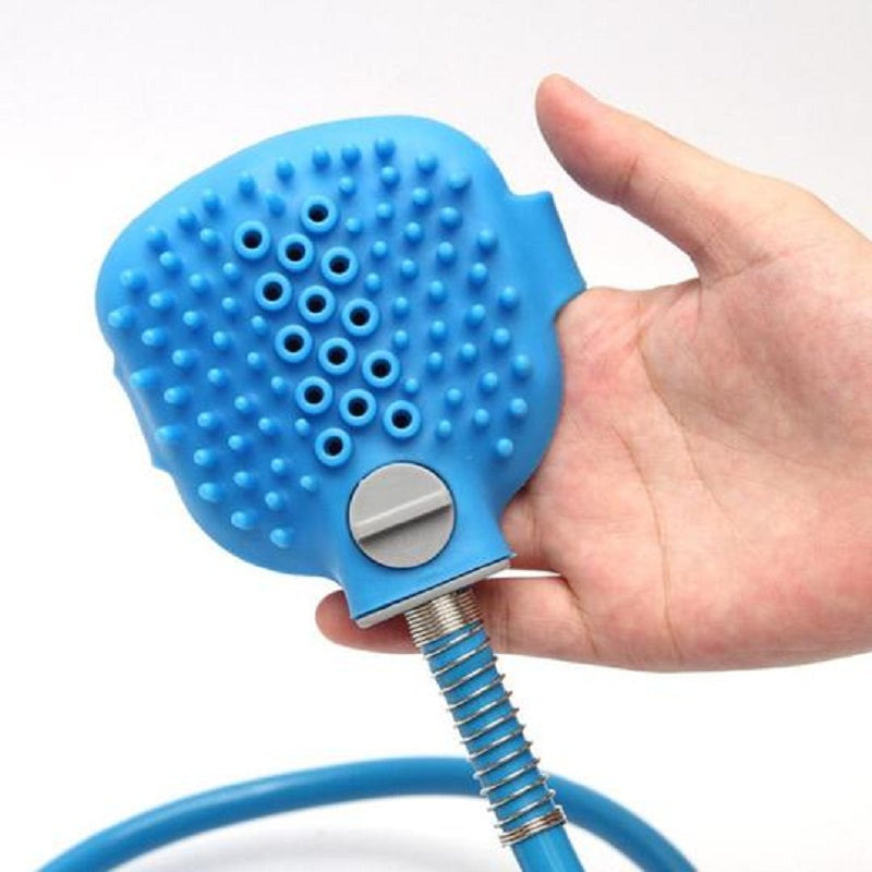 New Bathing Tool Comfortable Massager Shower Tool Cleaning Washing Bath Sprayers Dog Brush Pet Supplies