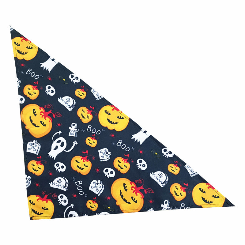 Christmas Dog Slobber Scarf Valentine's Day Pet Triangle Scarf Thanksgiving Day Dog And Cat Bib
