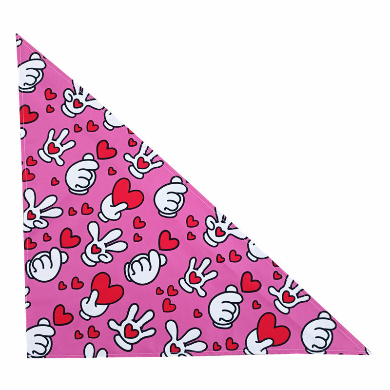 Christmas Dog Slobber Scarf Valentine's Day Pet Triangle Scarf Thanksgiving Day Dog And Cat Bib