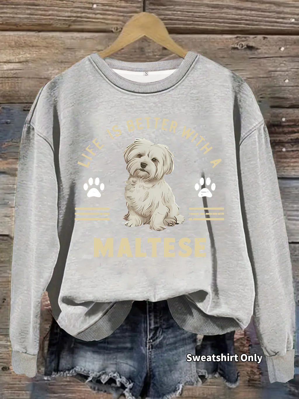 Marzis dog print hoodie