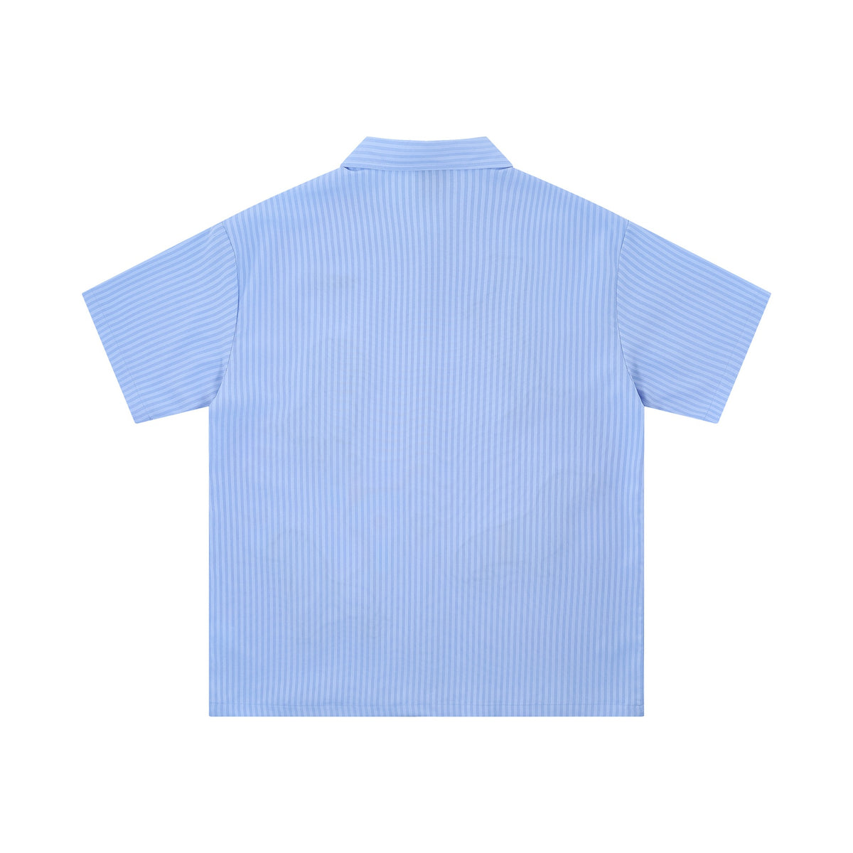 Posture dog print short sleeved shirt