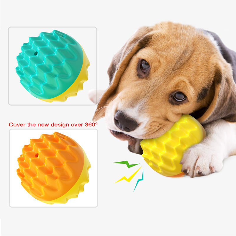 Dog Toy Training Teeth Grinding Ball Speaking Toothbrush Dog Outdoor Interaction