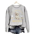 Marzis dog print hoodie
