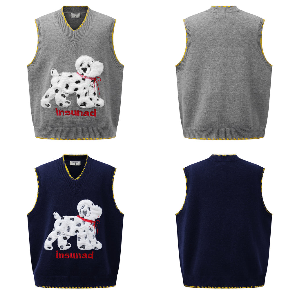 Spotted Plush Dog Sweater