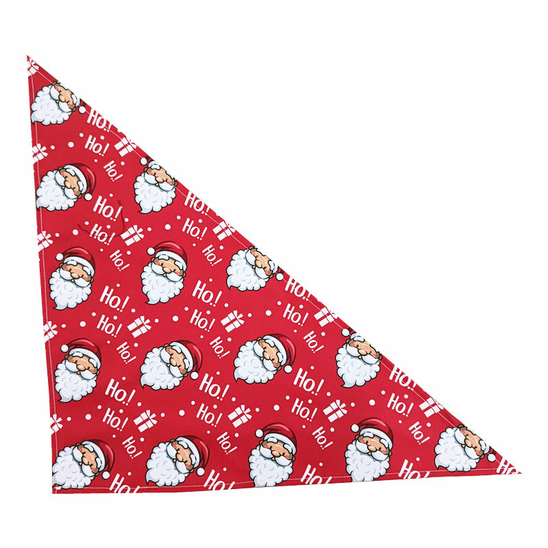 Christmas Dog Slobber Scarf Valentine's Day Pet Triangle Scarf Thanksgiving Day Dog And Cat Bib
