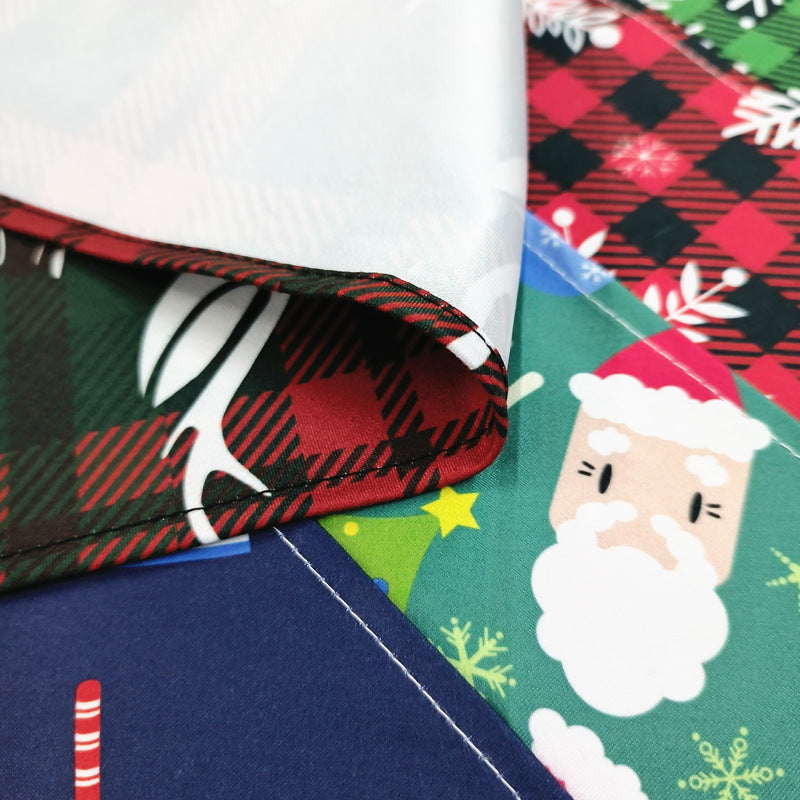 Christmas Dog Slobber Scarf Valentine's Day Pet Triangle Scarf Thanksgiving Day Dog And Cat Bib