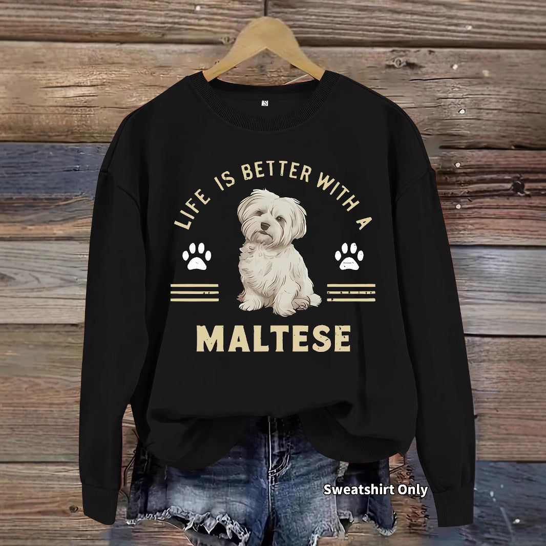 Marzis dog print hoodie