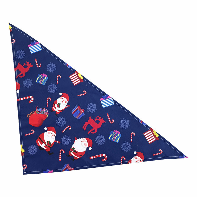 Christmas Dog Slobber Scarf Valentine's Day Pet Triangle Scarf Thanksgiving Day Dog And Cat Bib