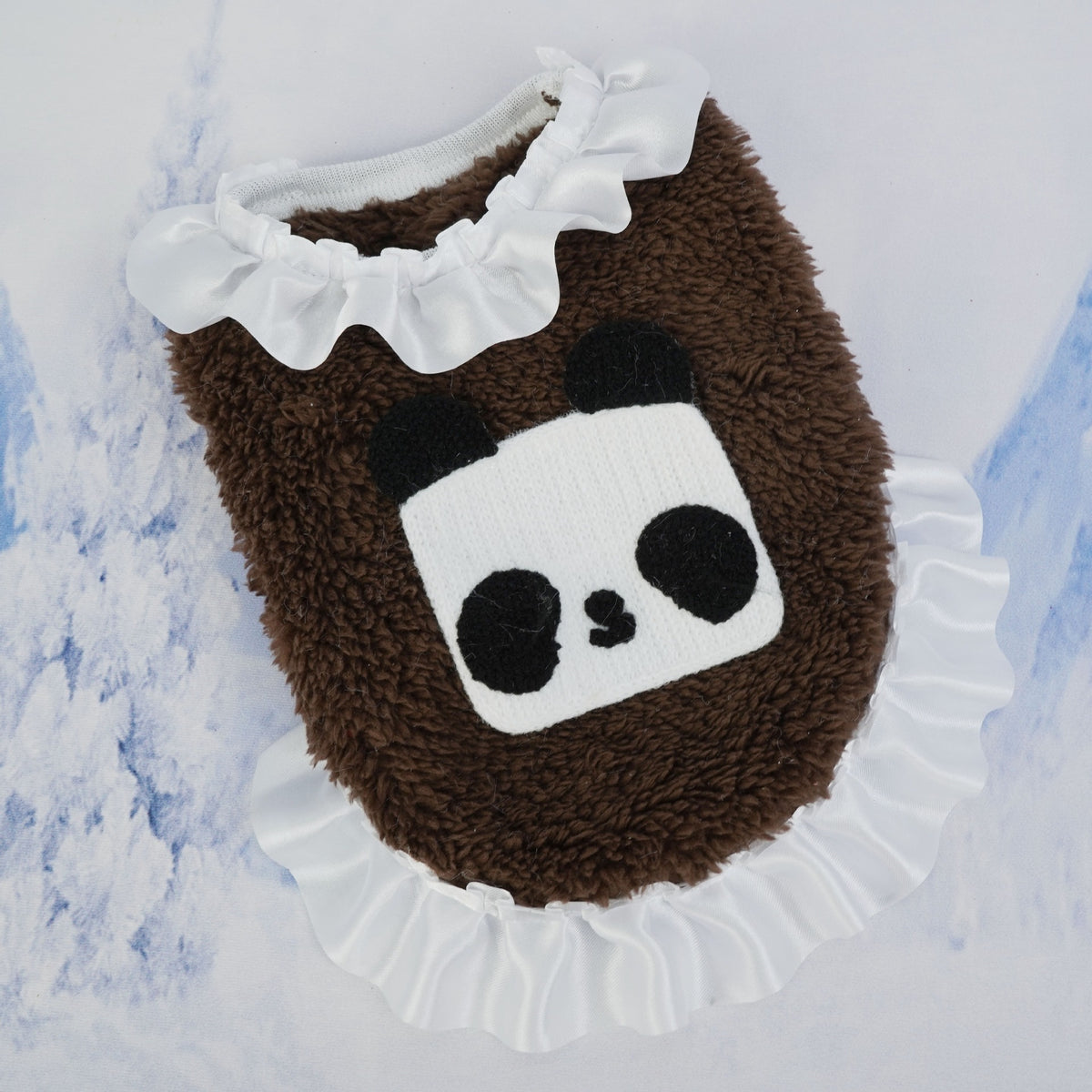Flannel tea cup dog small milk dog cat pet clothing vest cartoon princess cute cartoon