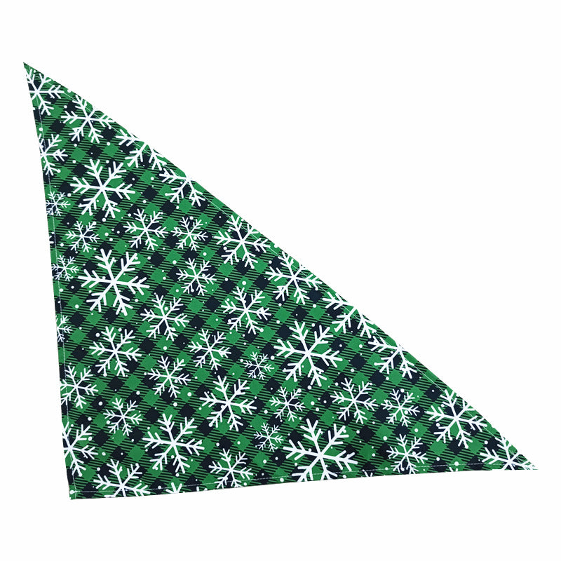 Christmas Dog Slobber Scarf Valentine's Day Pet Triangle Scarf Thanksgiving Day Dog And Cat Bib
