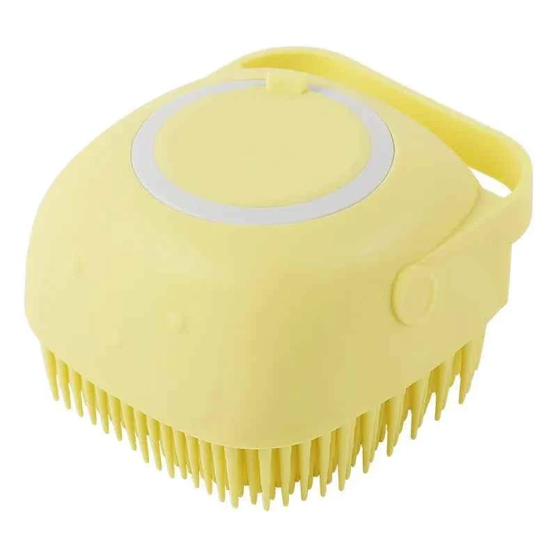 Doggie Bath Massage Brush – Soft Silicone Pet Accessories Tools