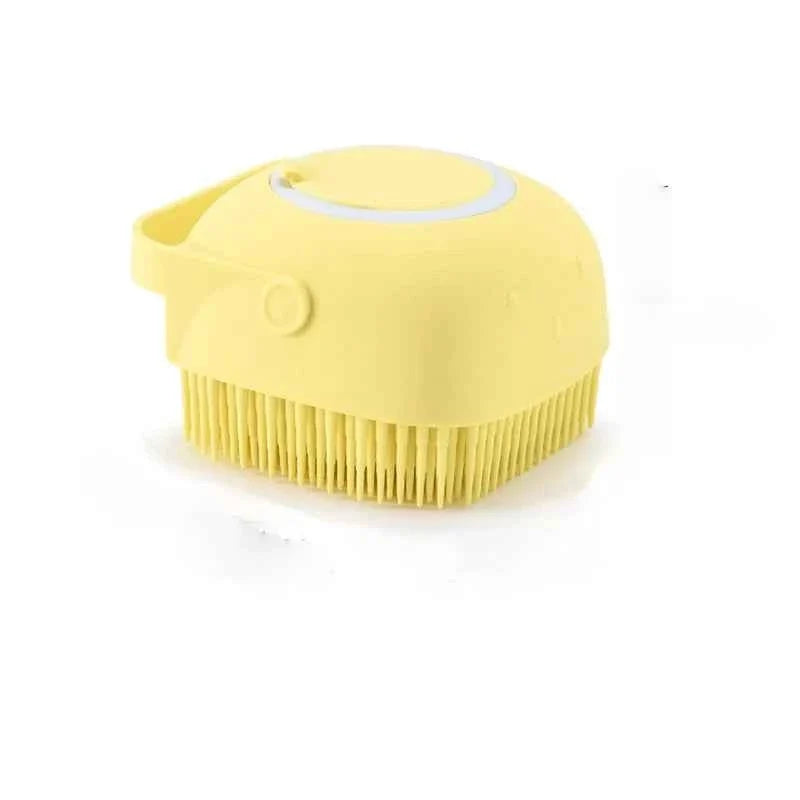Doggie Bath Massage Brush – Soft Silicone Pet Accessories Tools
