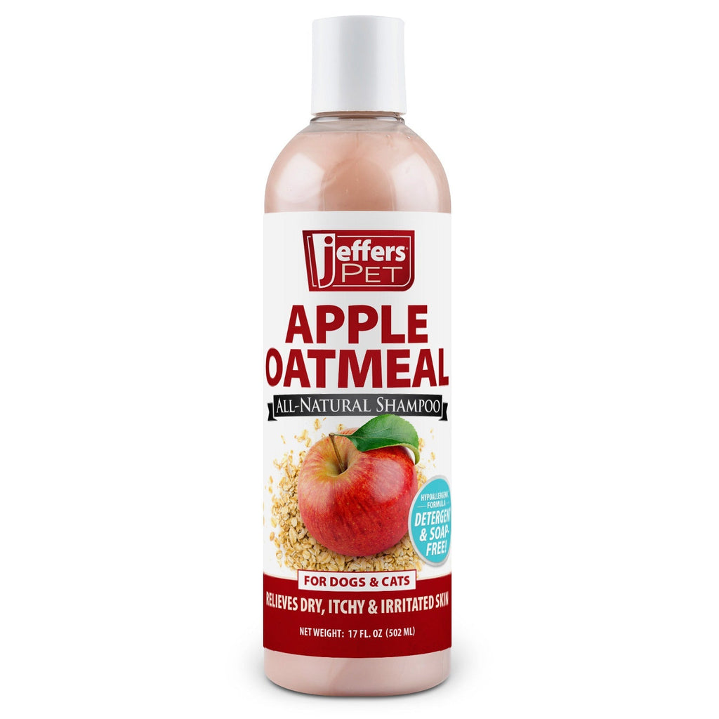 Jeffers Apple Oatmeal Shampoo – All-Natural, Hypoallergenic for Dogs & Cats